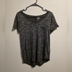 Hollister Charcoal Short Sleeve Tee
